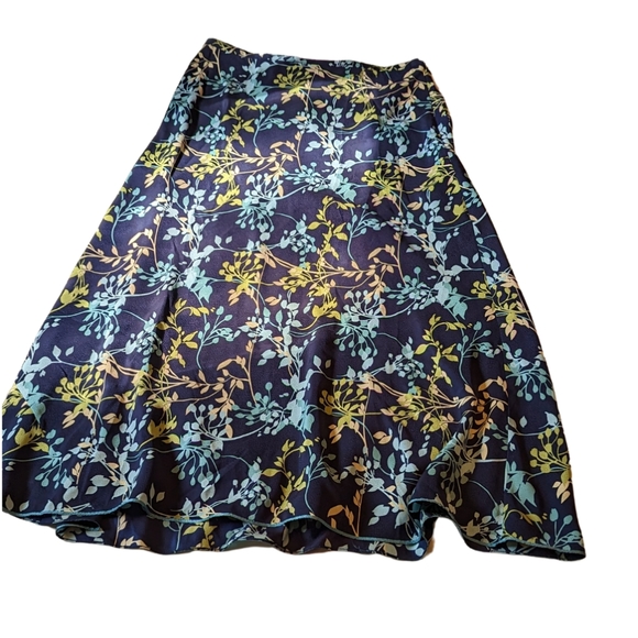 Gorgeous vintage maxi skirt, floral 90s sz16 100% Silk - Picture 3 of 5